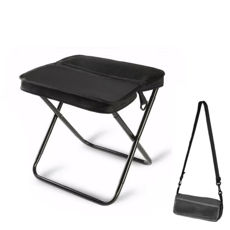 Portable Foldable Backpack Stool Lightweight Compact Camping Chair for Outdoor Fishing Camping, Picnic and Easy to Travel,