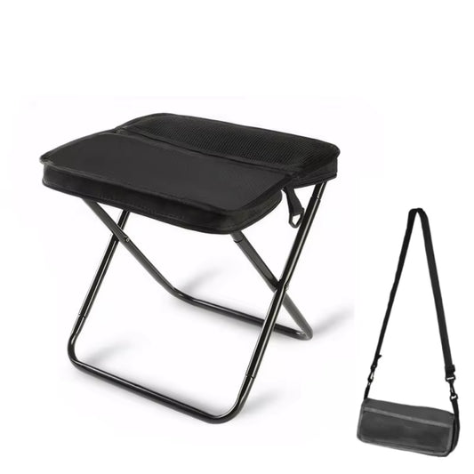 Portable Foldable Backpack Stool Lightweight Compact Camping Chair for Outdoor Fishing Camping, Picnic and Easy to Travel,
