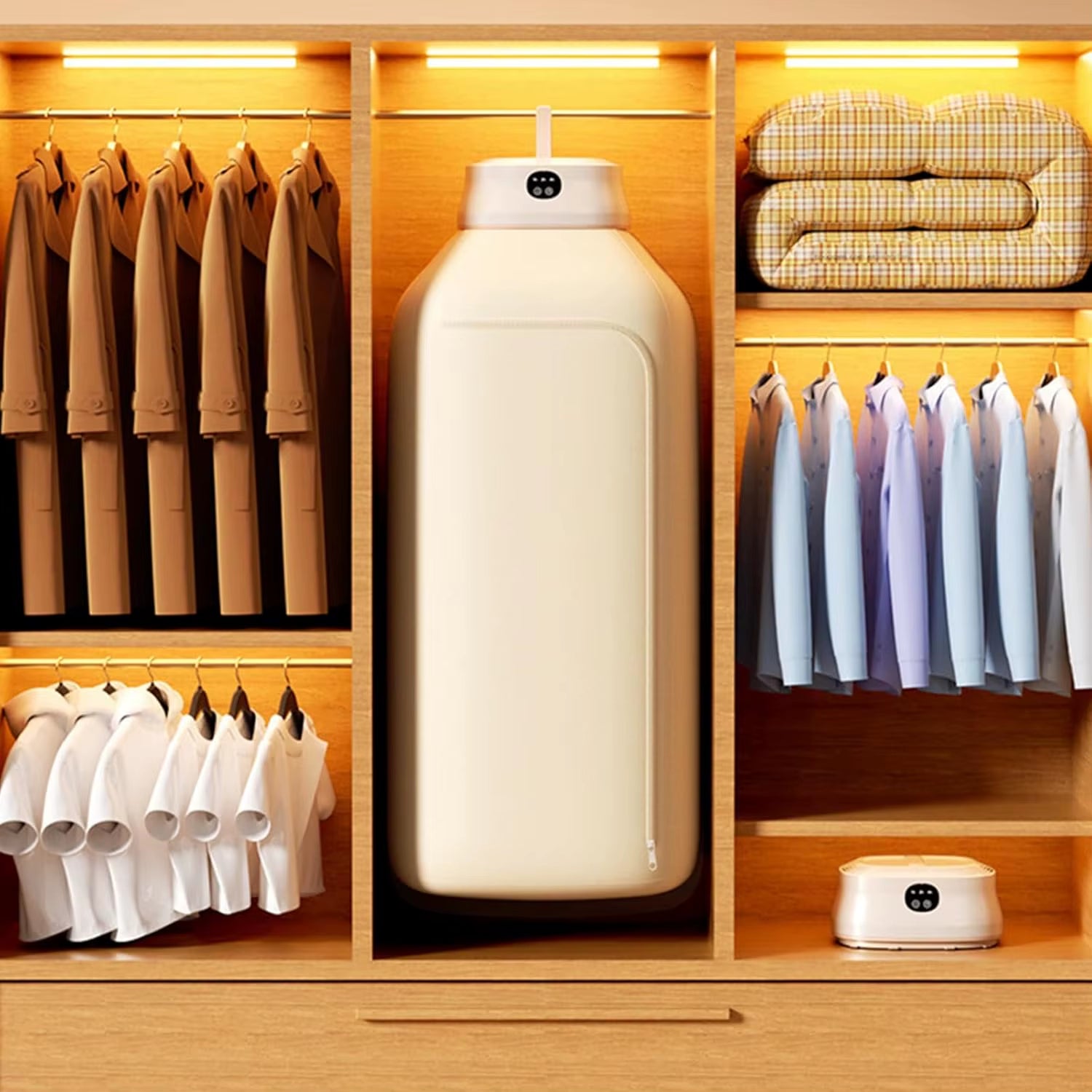 Portable Mini Clothes Dryer with Timer & Dry Bag for Travel, Apartment, RV