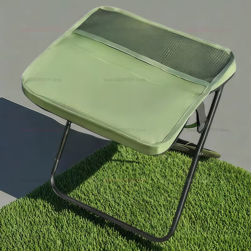 Portable Foldable Backpack Stool Lightweight Compact Camping Chair for Outdoor Fishing Camping, Picnic and Easy to Travel,