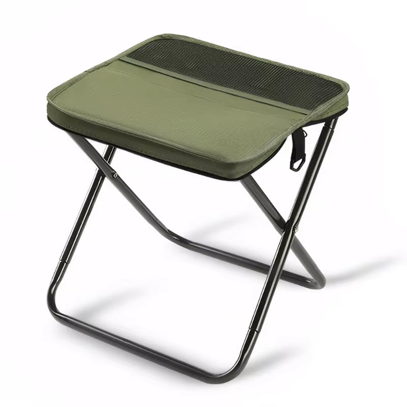 Portable Foldable Backpack Stool Lightweight Compact Camping Chair for Outdoor Fishing Camping, Picnic and Easy to Travel,