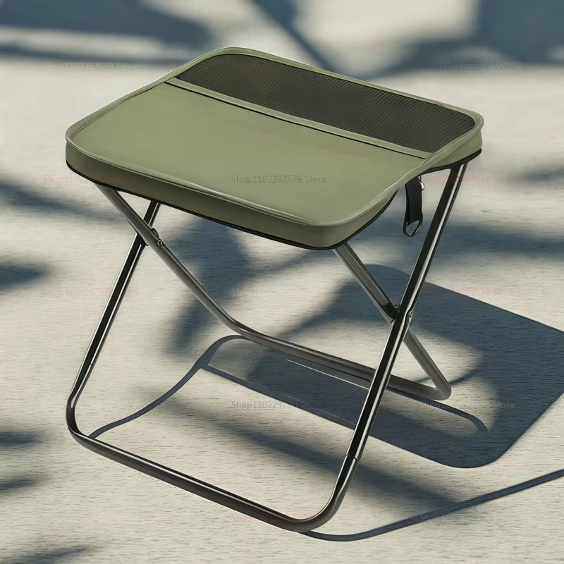 Portable Foldable Backpack Stool Lightweight Compact Camping Chair for Outdoor Fishing Camping, Picnic and Easy to Travel,
